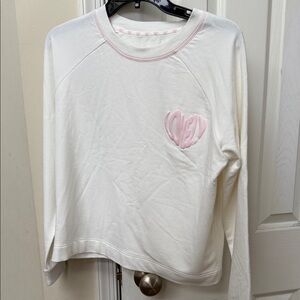 White and Pink pJ set size medium